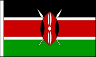 Kenya Hand Waving Flags